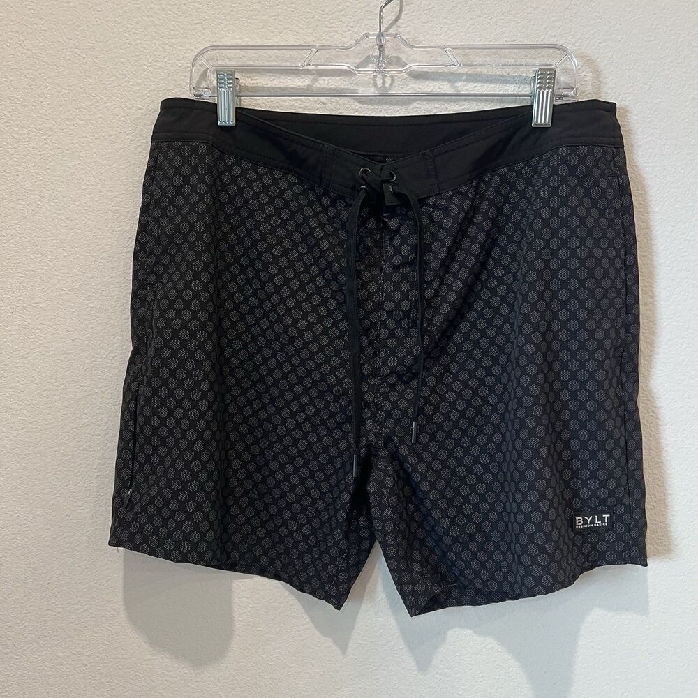 Men’s BYLT Premium Basics Coastal Board Shorts Size 34